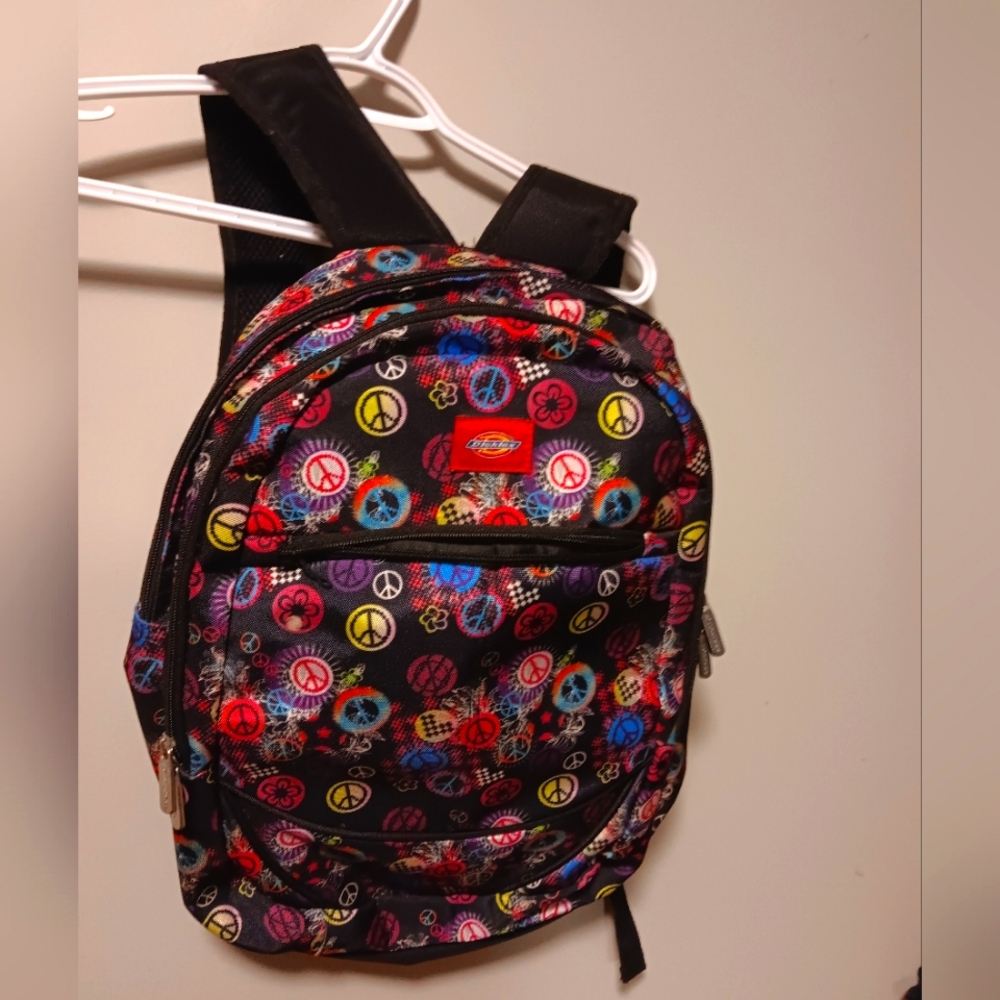 Dickies Black Peace Graphics Backpack